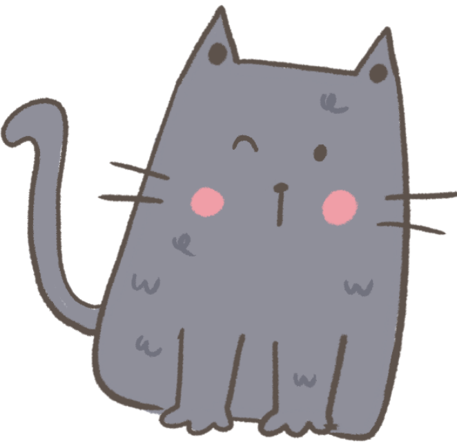 Cat sticker